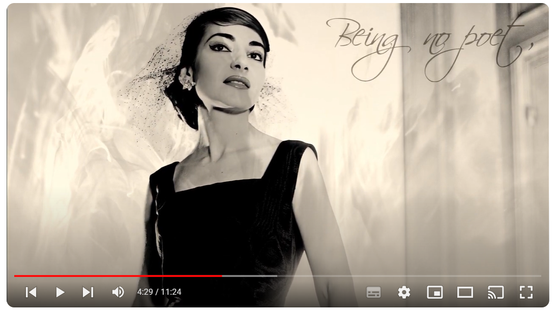 Scenografia: MARIA CALLAS – ATENE